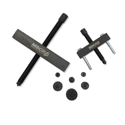522 Large Gear and Pulley Puller + 7393 Gear and Pulley Puller with 5-1/2" Long Forcing Screw + 8056 Shaft Protectors Set for Timing Gears and Fan Pulleys