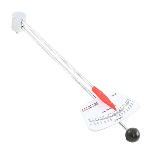 OEMTOOLS 25439 Deflection Beam Torque Wrench, 1/4-Inch Drive, Precision Torque Tool for Automotive and Mechanical Applications, Durable Steel Construction, Torque Wrench, Beam Torque Wrench - style: 1-80 In/Lbs