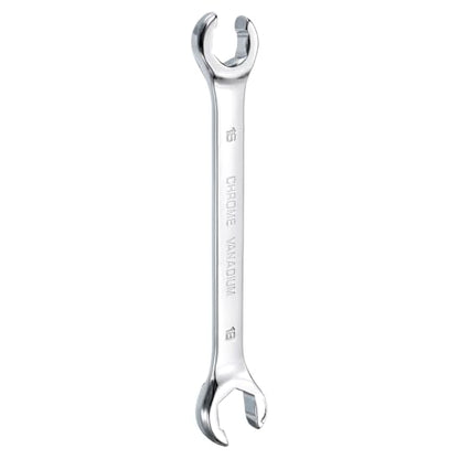 HARFINGTON Flare Nut Metric Wrench 16mm x 18mm CR-V Mirror Polished Chrome Plating Metric Wrench for DIY Hand-making Automotive Repairs and Household Maintenance - size: 16mm x 18mm