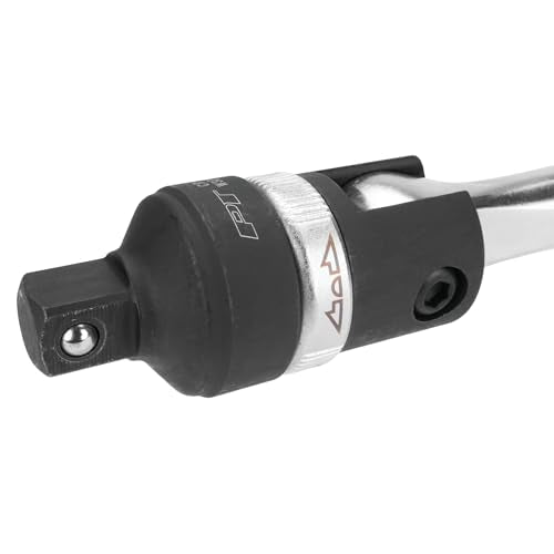 Performance Tool W32124 1/2-in Drive High Torque Flex Handle Home Improvement Hand Tool, Black/Silver, 18-Inches - style: 1/2" Drive 18" Flex Handle Breaker Bar