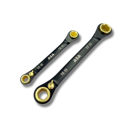 ASA 8-in-1 Stainless Steel 72-Tooth Bi-Directional Ratchet Wrench, Multi-Function Non-Slip Ratchet Wrench, Protects Bolts from Damage,super socket,universal socket,ratchet set(8in1 SET) - size: 8in1 SET