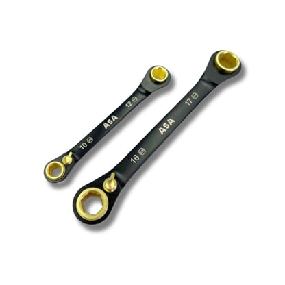 ASA 8-in-1 Stainless Steel 72-Tooth Bi-Directional Ratchet Wrench, Multi-Function Non-Slip Ratchet Wrench, Protects Bolts from Damage,super socket,universal socket,ratchet set(8in1 SET) - size: 8in1 SET