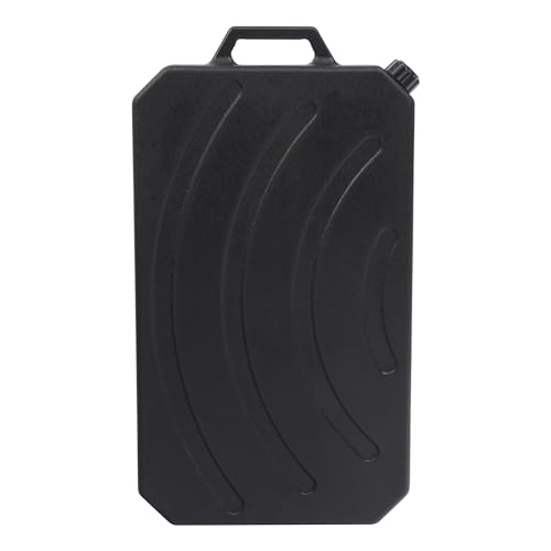 XMT-MOTO Universal 10 Quart Oil Drain Pan fit for Harley Honda Yamaha Kawasaki Car ATV, Low Profile Oil Drain Pan with Portable Handle & Sealing Caps - color: Black-for Harley