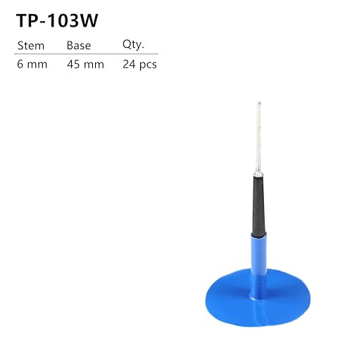 TP-103W Combination Repair Unit, Tire Repair Patch Plug 1/4" x 1 3/4" Wrapped stem 24 pcs - size: 0.24 x 1.77 Inch