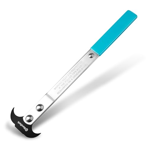 DURATECH Seal Puller with Dual-Size Hook for Seal Removal | Seal Removel Tool with Heat-Treated Steel, Blackened Head & Chrome-Plated Shaft, Comfortable Grip, Automotive & Machinery Use