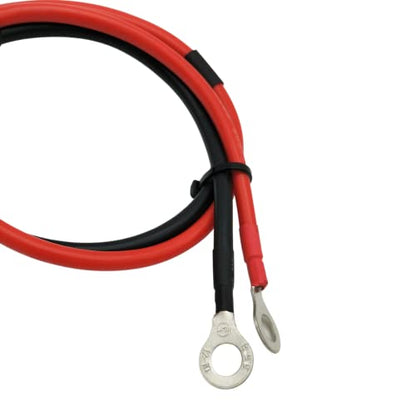 EC5 Female Connector to 8mm O-Ring Terminal Extension Cable 50cm 10awg Wire for RC Car ESC Jump Starter Emergency Power Cord Automotive Emergency Battery