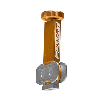 SUMART UBB-40 Universal Bleed Block for Hydraulic Disc Brake Maintenance, Piston Alignment Tool, Protects Ceramic Pistons, Fits Most Bike Brakes - color: Orange