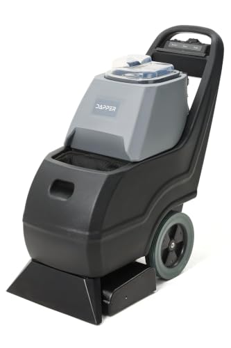 Commercial Carpet Cleaner Extractor 10-Gal Solution Tank 8-Gal Recovery Tank, 18” Cleaning Path, Low Noise Powerful Carpet Cleaner for Hotels, Offices, Large Areas & Professional Use