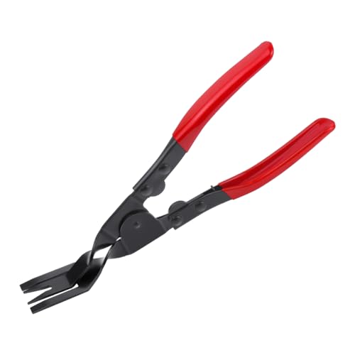 1 Pcs Automobile Interior Upholstery Trim Clip Pliers Remover Tool, Push Pin Pliers Panel Clip Removal Pliers Trim Removal Tool (Red) - color: Red