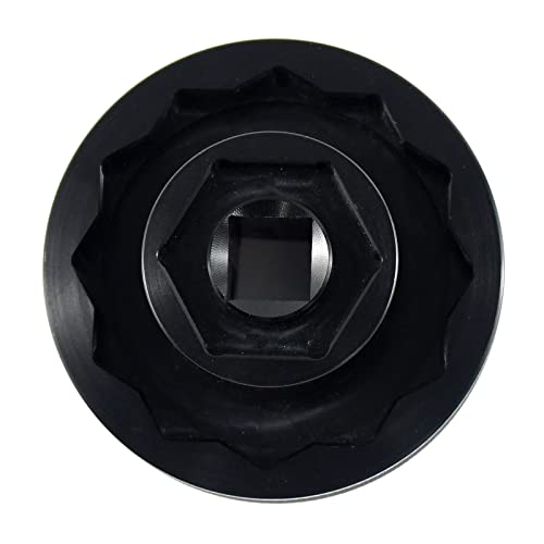 (30mm+55mm) Front Rear Wheel Axle Nut Socket Tool for Ducati Motorcycle Panigale V4, Street fighter 1098, Monster 1200 (Black) - color: Black
