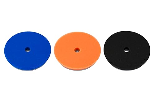 Lake Country 3-pack of 5.5" SDO Foam Polishing Pads Premium Standard Duty Orbital Polishing Pads for Painted Surfaces. (Fits 5" backing plate) - color: 3 pack, size: 5.5 inches