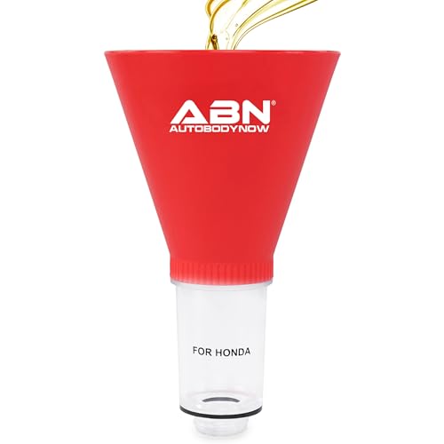 ABN Automotive Engine Oil Funnel - Compatible with Honda and Nissan for No Spill Oil Change - size: Honda & Nissan