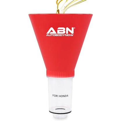 ABN Automotive Engine Oil Funnel - Compatible with Honda and Nissan for No Spill Oil Change - size: Honda & Nissan