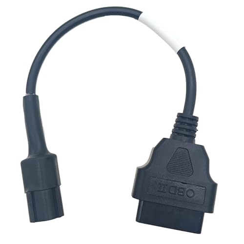 OBD2 Adapter Cable 3824-26,Fit for KUBOTA Vehicles 4 Pin OBD2 16Pin to OBD1 4Pin OBDII Car Diagnostic Connector Compatible with OBD II Diagnostic Scanner ，Replace 3824-26 382426