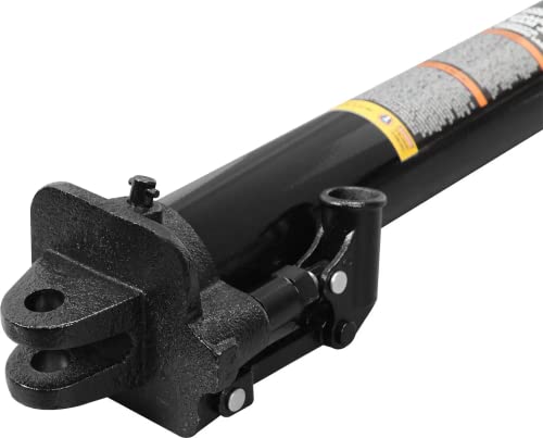 Big RED AT30306BR Hydraulic Long Ram Jack with Single Piston Pump and Clevis Base (Fits: Garage/Shop Cranes, Engine Hoists, and More) w/Handle, 3 Ton (6,000 lb), Black - style: 3 Ton/BLACK