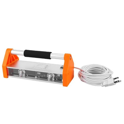 Eujgoov Wall Polishing Lamp, 26W 2200LM Wide Angle LED Light for Wall Tile Floor Inspection, with 120x5 Illumination and 8m Power Cord (US Plug 100‑240V)