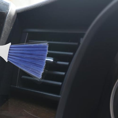 Ciieeo Automotive Interior Cleaning Brush Detailing Tool with Bucket Soft Bristles Long Handle Auto Detail Cleaner Set for Vehicle Dashboard Air Vent Slit and Automobile Seat Sweeping
