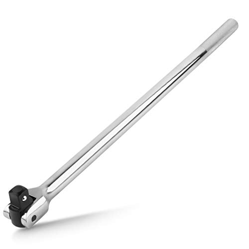 MAXPOWER Heavy Duty 3/4 Drive Breaker Bar 24-inch with Flex Handle - size: 24"