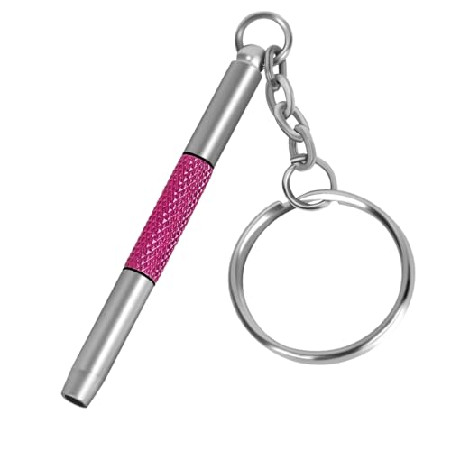 UNEAK - Eyeglass Screwdriver Repair Kit Pink Precision 3 in 1 Mini Screwdrivers Set Keychain Glasses, Sunglasses, Sunglass, Watch, Electronics, Eyeglasses, Flat Head, Phillips, Hex - color: Pink