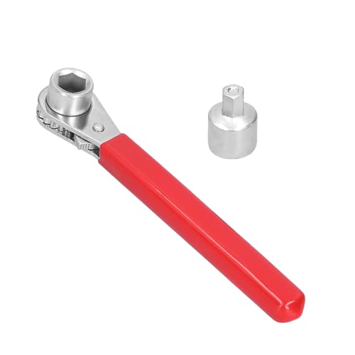 10mm Ratchet Wrench 2 in 1 10mm Battery Terminal Ratchet Wrench for 3/8in Top Post O.E. Terminal and 5/16in Side Bolt Post, Battery Wrench for Top Side Post, RV Sport Car Wrench