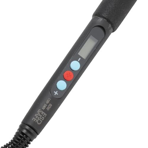 Soldering Iron Kit, 60W Digital Soldering Iron with Interchangeable Iron Tips, Soldering Welding Iron Kit for any Hobby Enthusiast 110V-240V (US Plug)