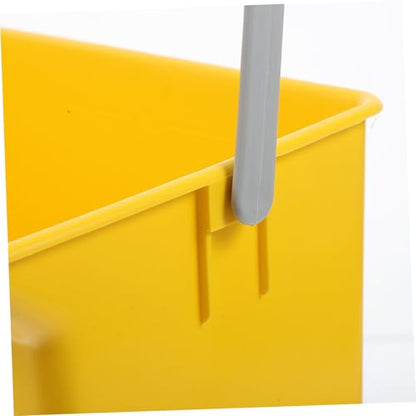 Hemobllo Large Capacity Plastic Bucket for Car Detailing Home Cleaning Handle Bucket Spout and Scale for Efficient Cleaning