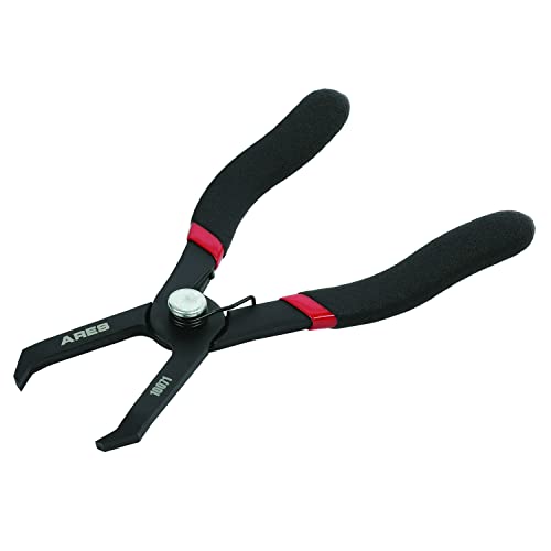 ARES 10071-30 Degree Push Pin Removal Pliers - Easily Removes Push Pin Style Fasteners - Prevents Damage to Trim and Fasteners - size: 30 Degree Push Pin Clip Removal Pliers