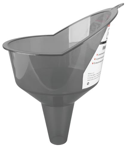 Performance Tool W4057 Clear View Easy-Fill Funnel - 1 Quart, Oversized Spout for Quick and Clean Fills - size: 2 Pints, style: Clear View Easy-Fill Funnel