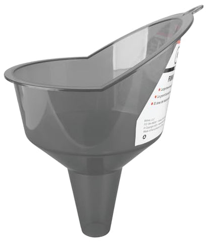Performance Tool W4057 Clear View Easy-Fill Funnel - 1 Quart, Oversized Spout for Quick and Clean Fills - size: 2 Pints, style: Clear View Easy-Fill Funnel