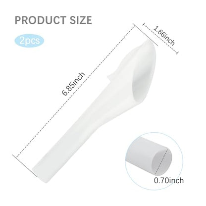 2PCS Capless Gas Tank Funnel Replacement OEM#8U5A-17B068-EB 1782177 1833948 2050651,Practical Funnels for Automotive Use Compatible with Ford,Fuel Funnel & Gas Funnels for Cars