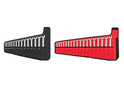 TEKTON Combination Wrench Set, 34-Piece | WCB94302 - size: 34-pc. (1/4-1 in., 6-24 mm), style: Roll