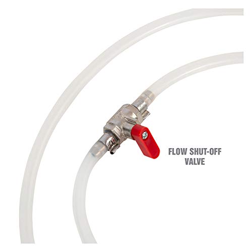 OEMTOOLS 24446 Brake Bleeder Adapter Hose 65-inch, Converts Fluid Evacuator to Vacuum Brake Bleeder, Universal Adapter for Brake Line Flushing and Hydraulic Clutch Bleeding