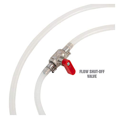 OEMTOOLS 24446 Brake Bleeder Adapter Hose 65-inch, Converts Fluid Evacuator to Vacuum Brake Bleeder, Universal Adapter for Brake Line Flushing and Hydraulic Clutch Bleeding