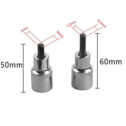 Suspension Strut Spreader Socket Tool Strut Knuckles Remover Shock Absorber Ram Dismantle Socket Compatible with Audi VW, compatible with Ford, compatible with BMW, compatible with Citroen (Pack of 2) - size: 2PC