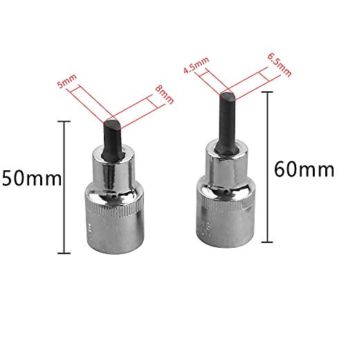 DPTOOL Suspension Strut Spreader Socket Tool Strut Knuckles Remover | Compatible with Audi VW, compatible with Ford, compatible with BMW, compatible with Citroen (Pack of 2) - size: 2PC