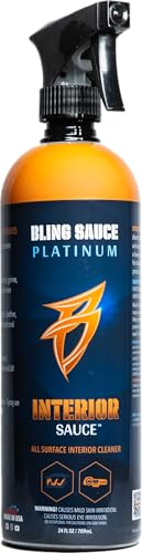Bling Sauce Interior Sauce, All Surface Auto Interior Cleaner, 24 oz | All-surface cabin cleaner lifts grime from dashboards, vinyl, leather and plastic while leaving a clean matte finish - style: Interior Sauce