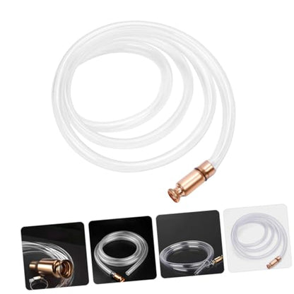 Siphon Hose Transfer Pump Siphon Tube for Oil and Water Multi-purpose Manual Fluid Extractor Buckle for Easy Use