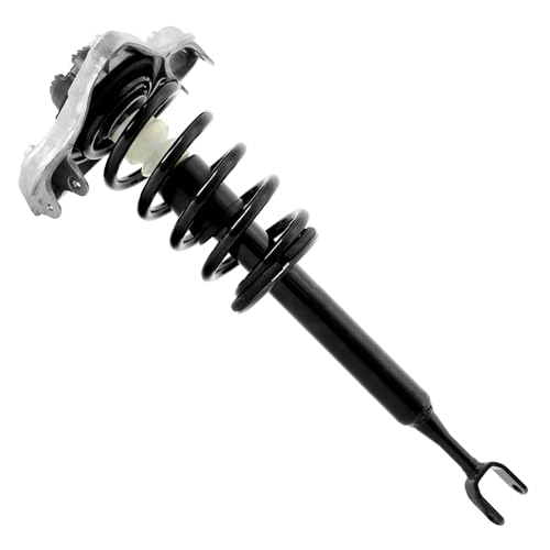 Detroit Axle - Front Struts for 2002-2008 Audi A4 Quattro, 2003 2004 2005 2006 2007, Complete Struts with Coil Spring Assembly Replacement - size: 11070x2/Pair