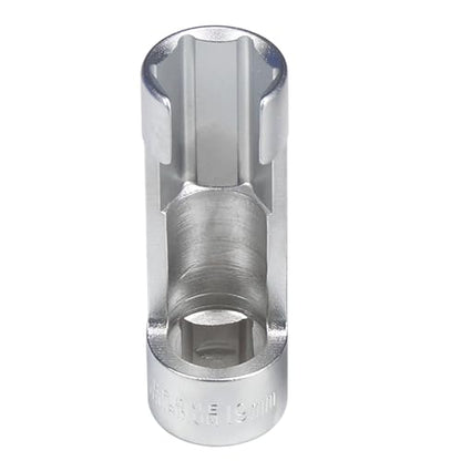 19MM (1/2"DR) Difficult Access Diesel Injector Fuel Line Socket Set Difficult Access Flare Nut Wrench Spanner for Wired Temperature Sensors, Thermo Switches, ABS Tube, Master Cylinder, Coolant, etc - size: 19MM(1/2"DR.)