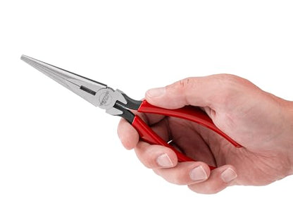 TEKTON 7 Inch Smooth Jaw Long Nose Pliers | PGF15007 - color: Smooth Jaw, size: 7 Inch Straight