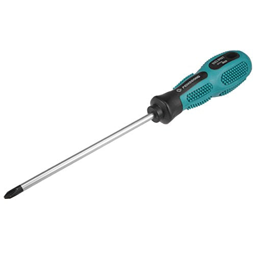 uxcell #2 Phillips Screwdriver 6 Inch Round Shaft Non Slip Comfortable Handle - size: PH2 x 6"