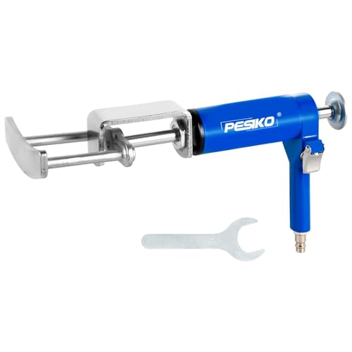 Pneumatic Dual-Piston Caliper Brake Caliper Compression Tool | Air Operated, Heavy Duty, Brake Piston Compressor, Easy Brake Pad Replacement