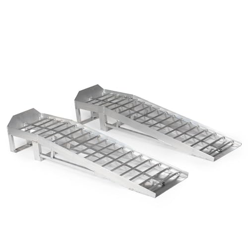 Low Profile Car Service Ramps for Oil Change, 1,500 GAWR, 12.5" Lift, Pair