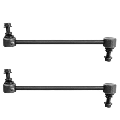 Detroit Axle - Front Struts Sway Bars for 2012-2017 Hyundai Accent Kia Rio | 2013 2014 2015 2016, 2 Struts w/Coil Springs 2 Sway Bar Links Replacement Suspension Shock - size: 4QS47425/Sway Kit