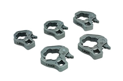 Laser 9076 Ratchet Flare Nut Wrench Set 1/2" D 22mm - 32mm