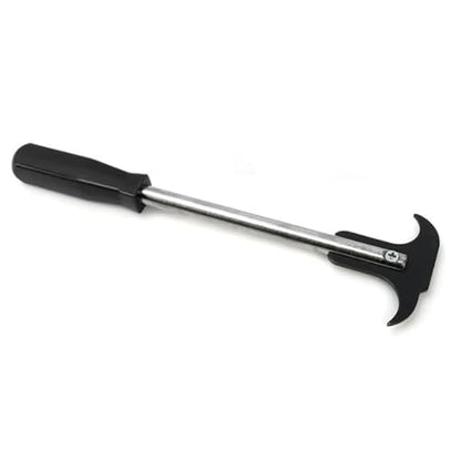 LAINLOY Oil Seal Disassembly Wrench Puller, Seal Puller Tool with Dual Hook Tips Remove Oil and Grease Seals, Car Repair Tool, Oil Seal Disassembly Tools for Car SUV and Light Truck (Black) - color: Black