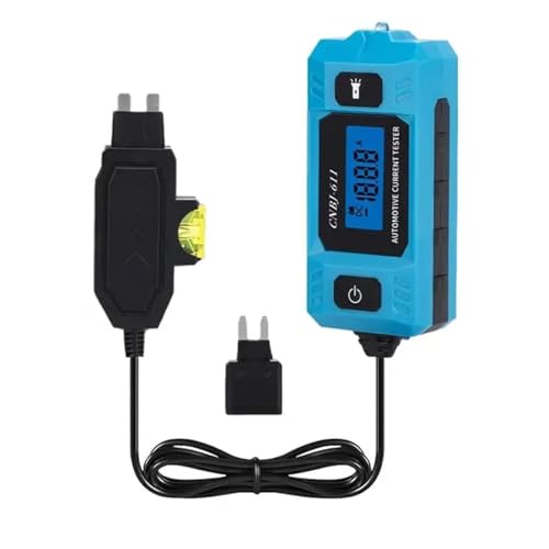Automotive Circuit Fault Probe Tester, High-Precision Current and Circuit Tester, ABS/PC 1PC Design, 20A 48V Fuse Blade Checker with LCD Screen and Front Light