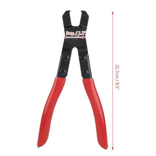 Heavy Duty CV Boot Clamp Pliers Kit - Universal Ear-Type Plier for All Earless Type CV Joint Boot Clamps Banding Carbon Steel Install Tool