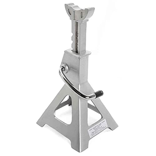 JEGS Aluminum Jack Stands | 3-Ton Capacity | Lightweight | Adjustable Height From 11 1/2 to 16 1/2 Inches | 1 Pair Per Package | Aluminum Jack Stands for lightweight alternative to steel jack stands; aluminum and steel construction