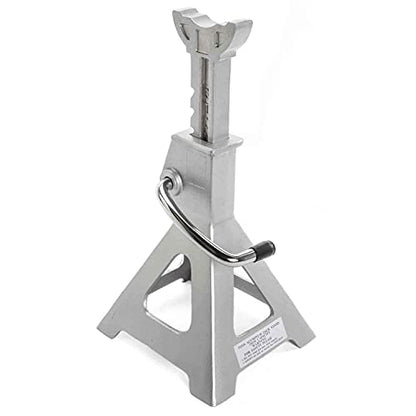 JEGS Aluminum Jack Stands | 3-Ton Capacity | Lightweight | Adjustable Height From 11 1/2 to 16 1/2 Inches | 1 Pair Per Package | Aluminum Jack Stands for lightweight alternative to steel jack stands; aluminum and steel construction